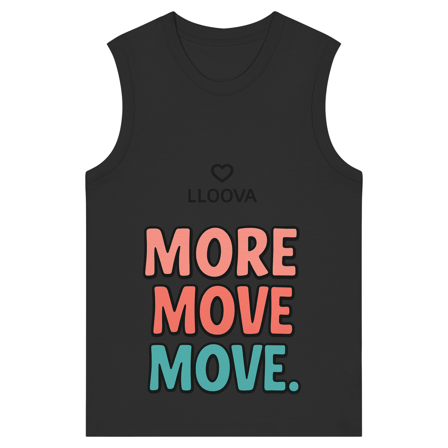 Hafensommer Damen Tank Top mit „More Move.“ Frontprint
Rückseite mit „More Love.“ Druck
Sommerliches Bio-Tanktop für Frauen
Nachhaltiges Damen Top mit Nackenband
Detailaufnahme von Rippstrick und Saum
LLOOVA Fair Fashion Tanktop für heiße Tage