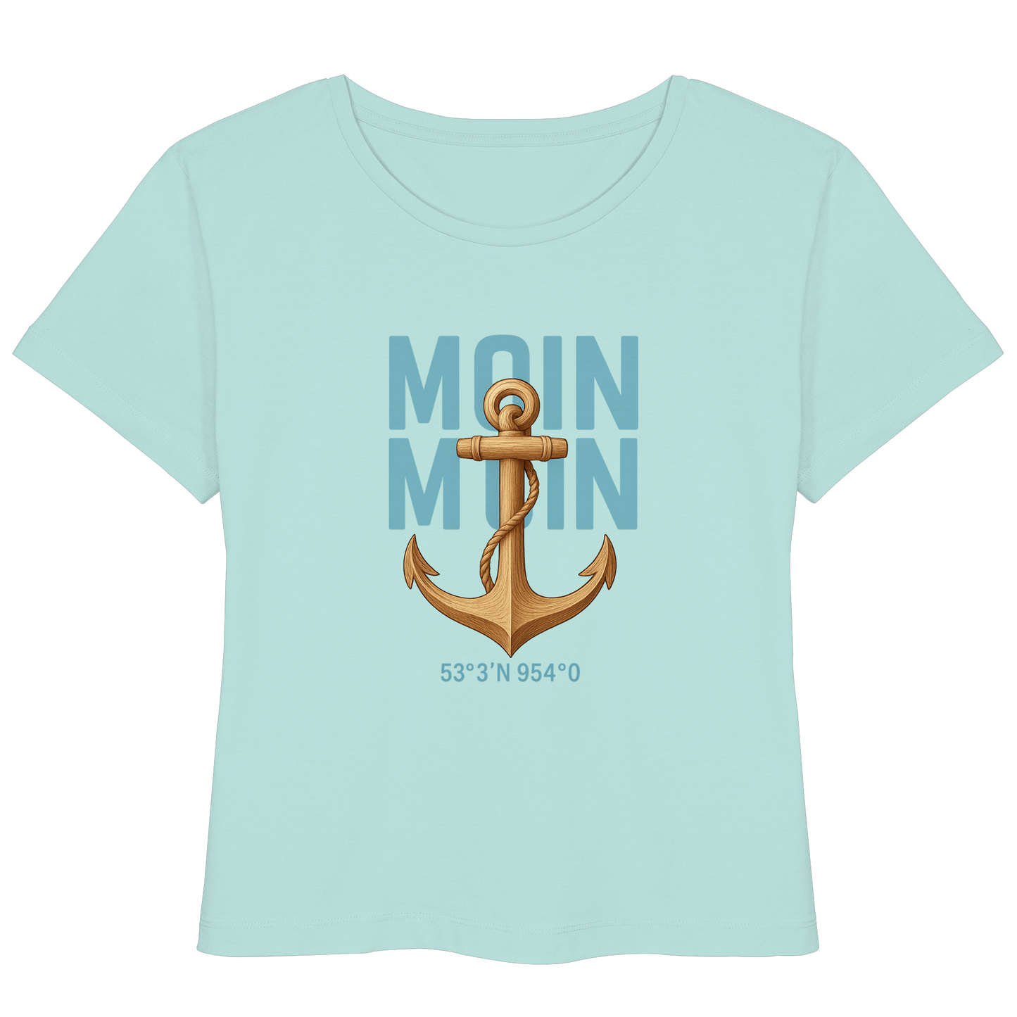 LLOOVA Frauen T-Shirt Rückenwind, designed in Hamburg