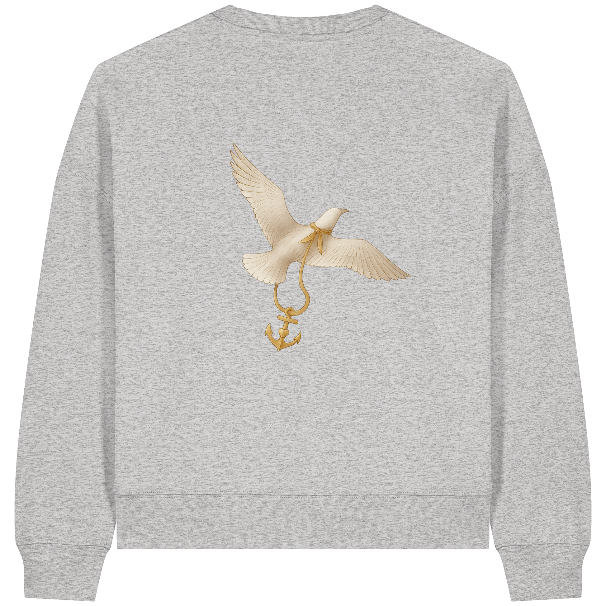 Maritimes Frauen Sweatshirt mit nordischem Design & Möwenmotiv