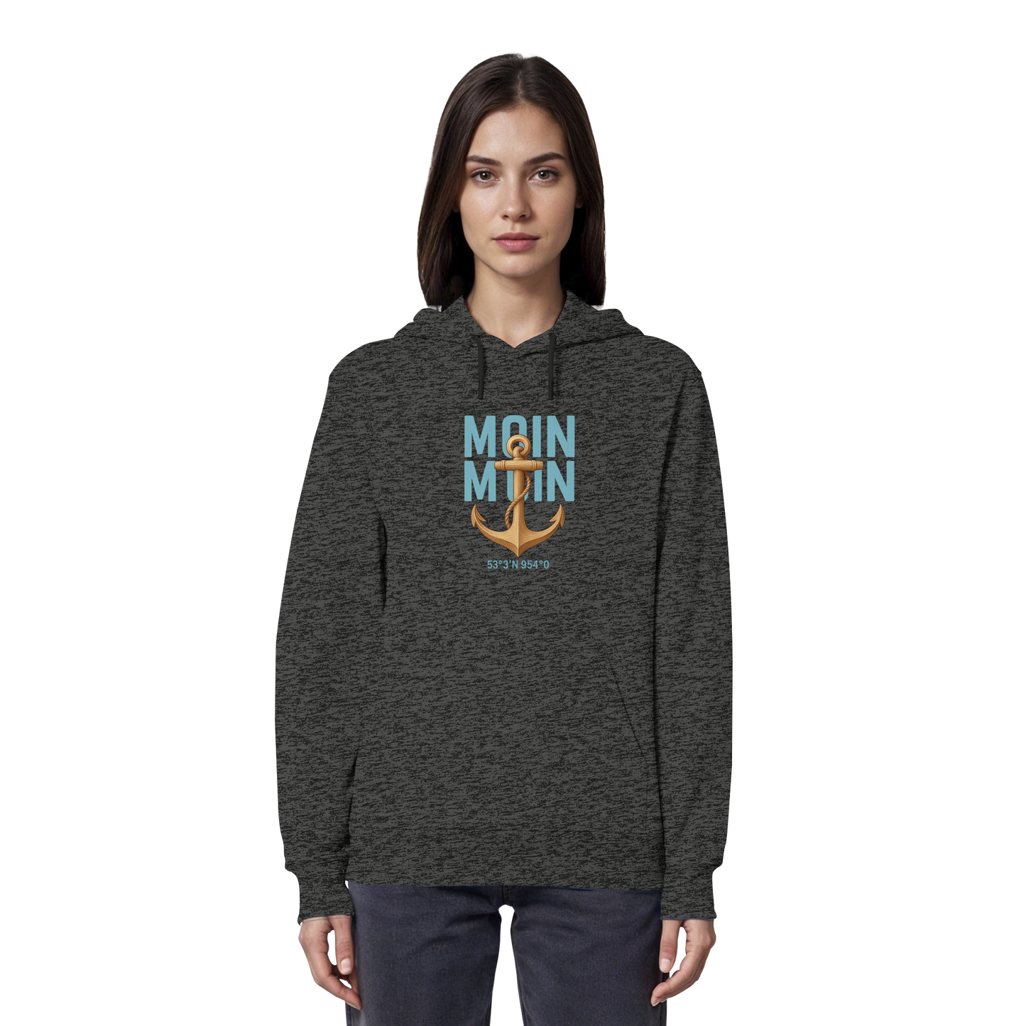 Rückenwind Damen Hoodie aus Hamburg
