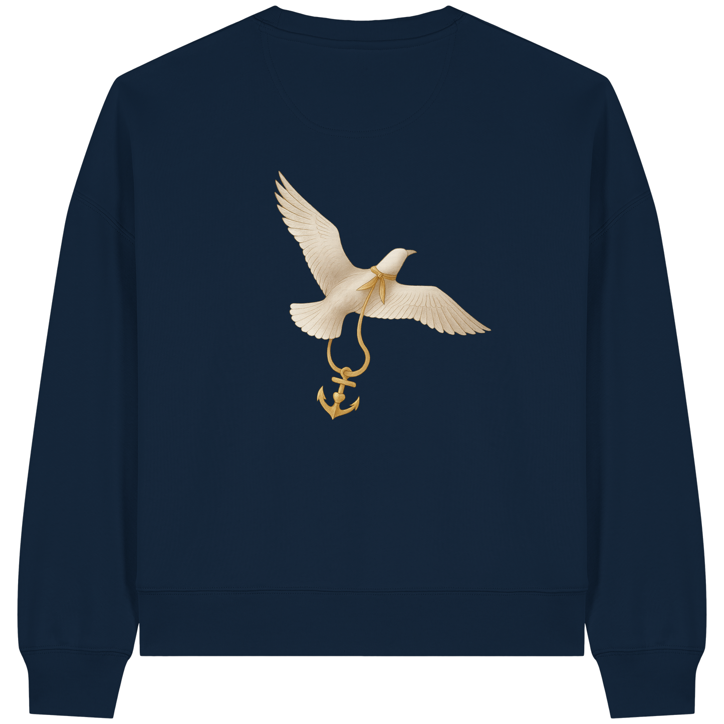 Rückenwind Sweatshirt aus 100 % Bio-Baumwolle, boxy Schnitt