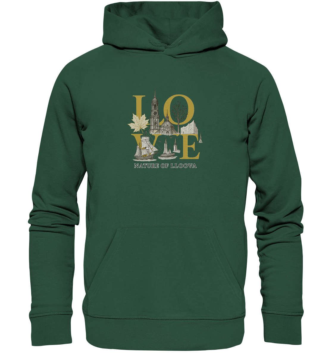 Statement Piece „Hafen Michel“ – Hoodie mit hanseatischem Flair und Glow-Effekt
Hoodie mit gestickten Knopflöchern und eleganter Halbmondpasse im Nacken
Modell trägt den Hafen „Michel“ Hoodie bei einem Spaziergang an der Elbe