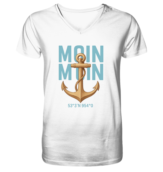 Rückenwind - Herren Bio-Shirt mit V-Ausschnitt