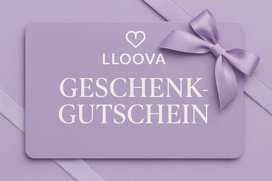 LLOOVA Geschenkgutschein – Für Liebe, Bewegung &amp; Stil