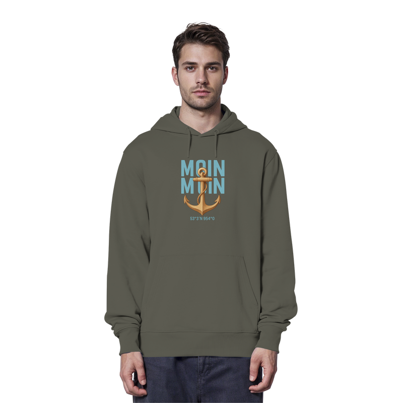 Damen Hoodie mit Statement-Design

Rückenwind Hoodie für nachhaltige Modefans

Rückenwind Damen Hoodie mit Anker