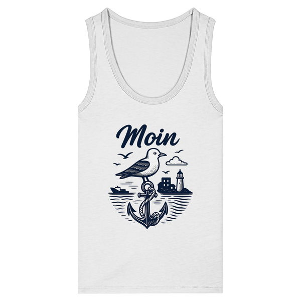 Enganliegendes Damen Tanktop Möwenblick aus Bio-Baumwolle

