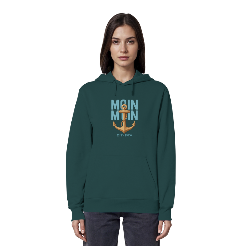 Hoodie Rückenwind mit maritimen Details

