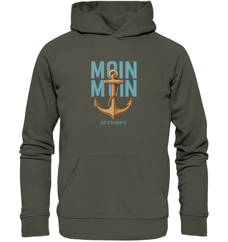 Hoodie für Freigeister & Nordlichter

Rückenwind Hoodie mit Metall-Kordelenden

Rückenwind Damen Hoodie mit MOIN MOIN-Schriftzug

Rückenwind Bio-Baumwolle Kapuzenpullover

Rückenwind Hoodie mit nordischer Klarheit