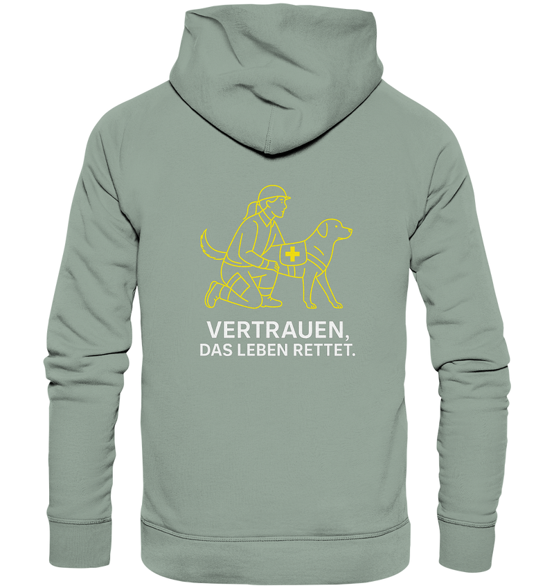 LLOOVA Bravo Hoodie worn by everyday heroes
Soft organic hoodie with double-layered hood

Bravo TRUST OPS Sweater – Strength meets style

