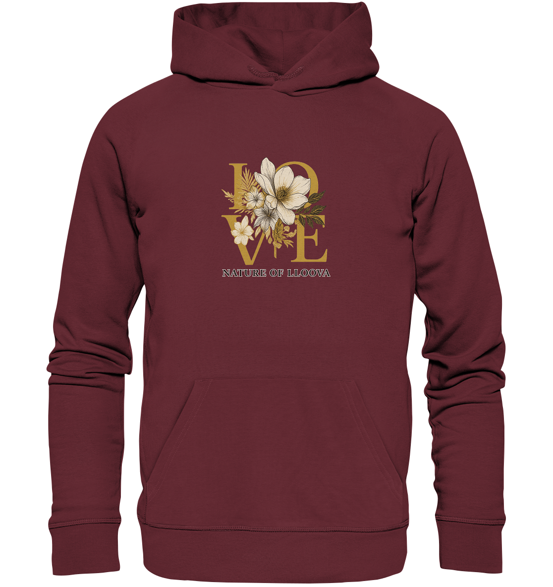 LLOOVA Elbwiese Hoodie mit LOVE-Print & floralen Details

Nachhaltiger Hoodie aus Bio-Baumwolle mit Goldakzenten

Unisex Hoodie inspiriert von den Elbwiesen Hamburgs

Urbaner Hoodie mit feinem floralem Design

Detailansicht Kapuze & Kängurutasche des Elbwiese Hoodies

LLOOVA Nature of LLOOVA Print auf dem Hoodie

Flatlay des Elbwiese Hoodies mit goldenen Linien

Model trägt Elbwiese by LLOOVA Hoodie in Hamburg


