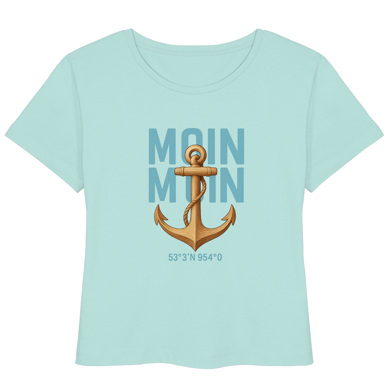 LLOOVA Frauen T-Shirt Rückenwind, designed in Hamburg

