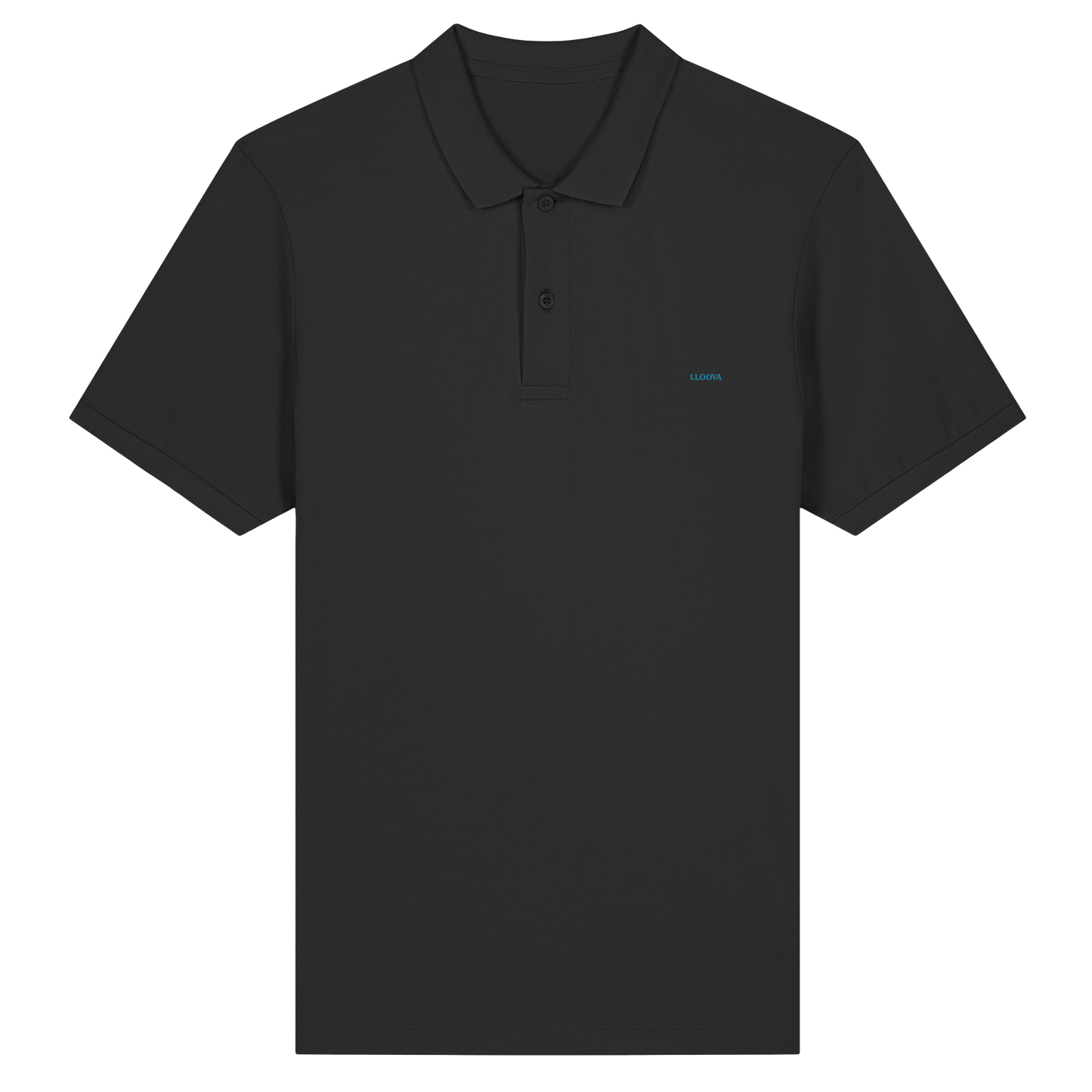 LLOOVA Pure Organic Fitted Poloshirt in minimalistischem Design