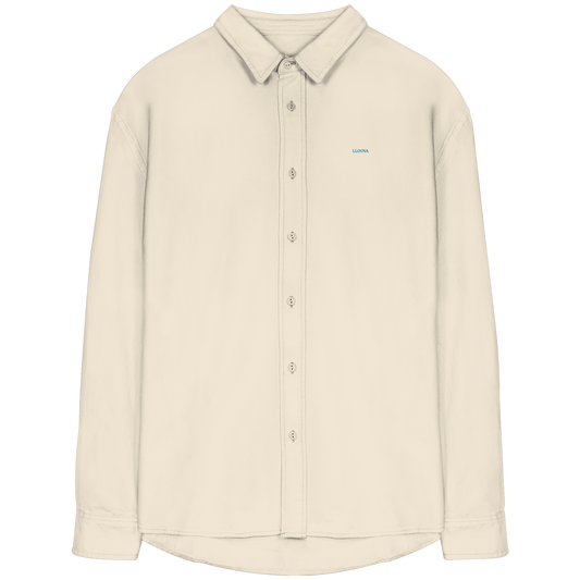 LLOOVA Pure Organic Relaxed Button-Up Shirt in minimalistischer Ausführung