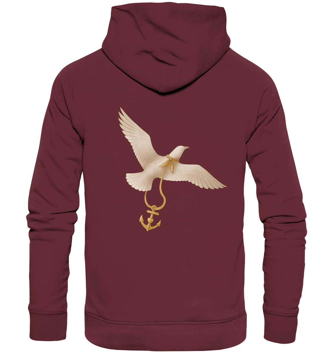 LLOOVA Rückenwind Hoodie maritim inspiriert

