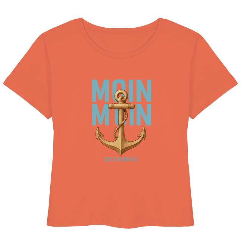 LLOOVA Rückenwind T-shirt for women, with a Nordic spirit

Rückenwind T-shirt made of 100% organic cotton, in white with print