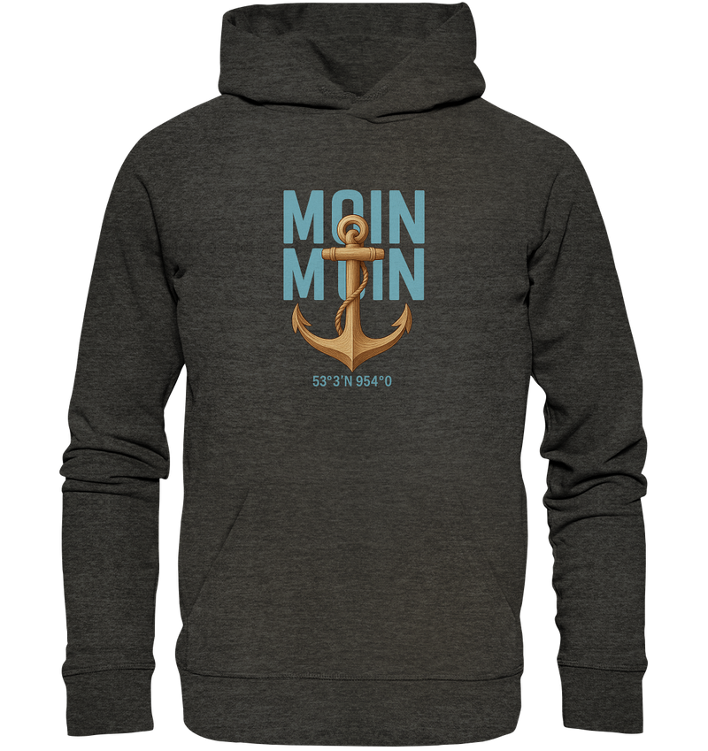 Minimalistischer LLOOVA Hoodie aus Bio-Baumwolle

