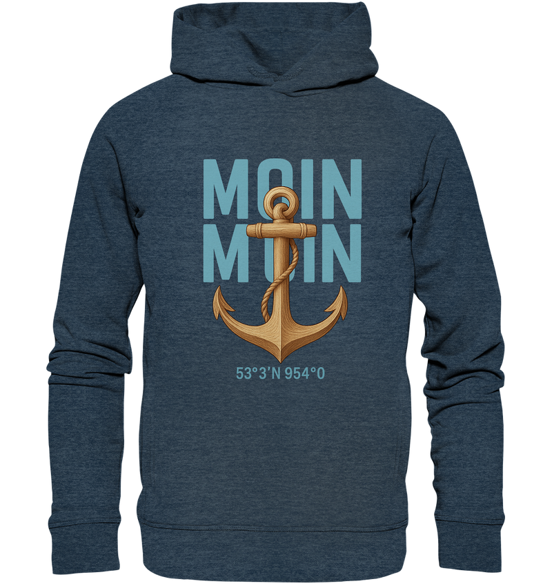 Minimalistischer Rückenwind Fashion Hoodie von LLOOVA

