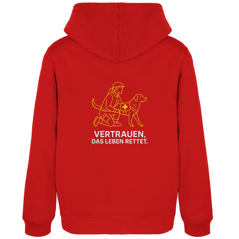 Nachhaltiger Hoodie aus Bio-Baumwolle mit Spendenaktion in urbanem Setting

