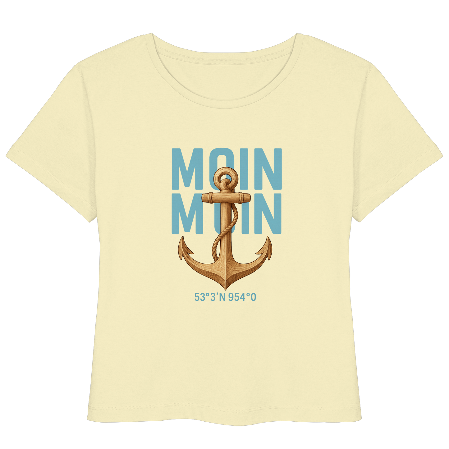 Nachhaltiges T-Shirt Rückenwind mit Meer & Freiheit Feeling

