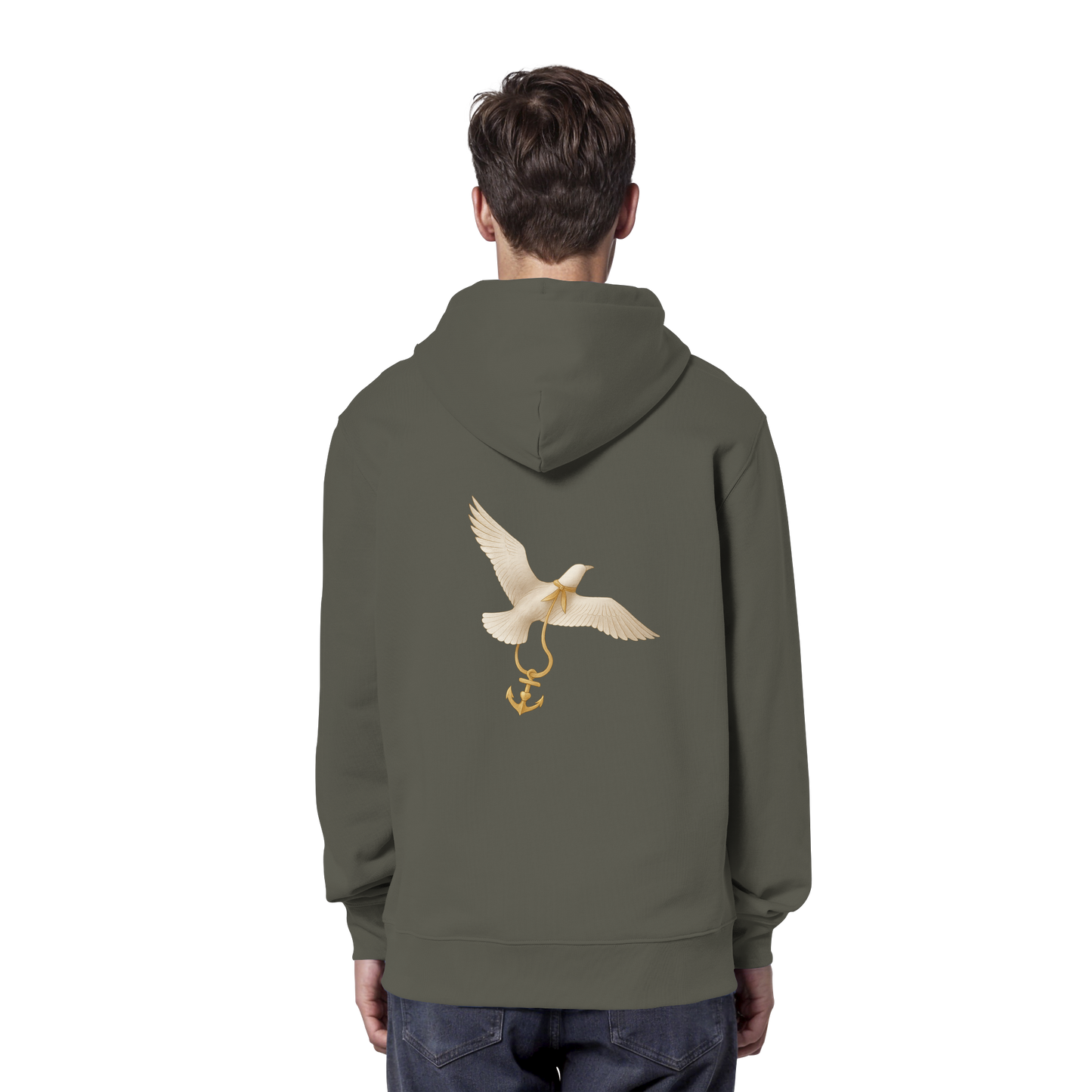 Rückenwind Damen Hoodie designed in Hamburg

