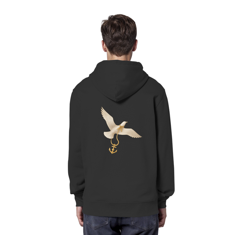Rückenwind Damen Hoodie mit Liebe gestaltet

