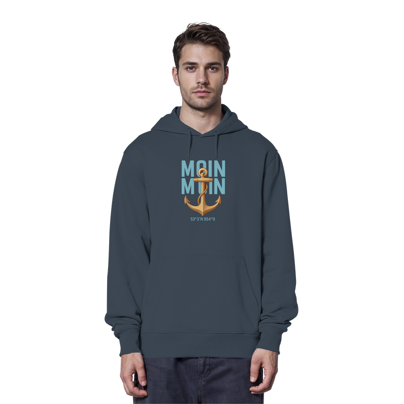 Rückenwind Damen Hoodie mit Möwenmotiv hinten

