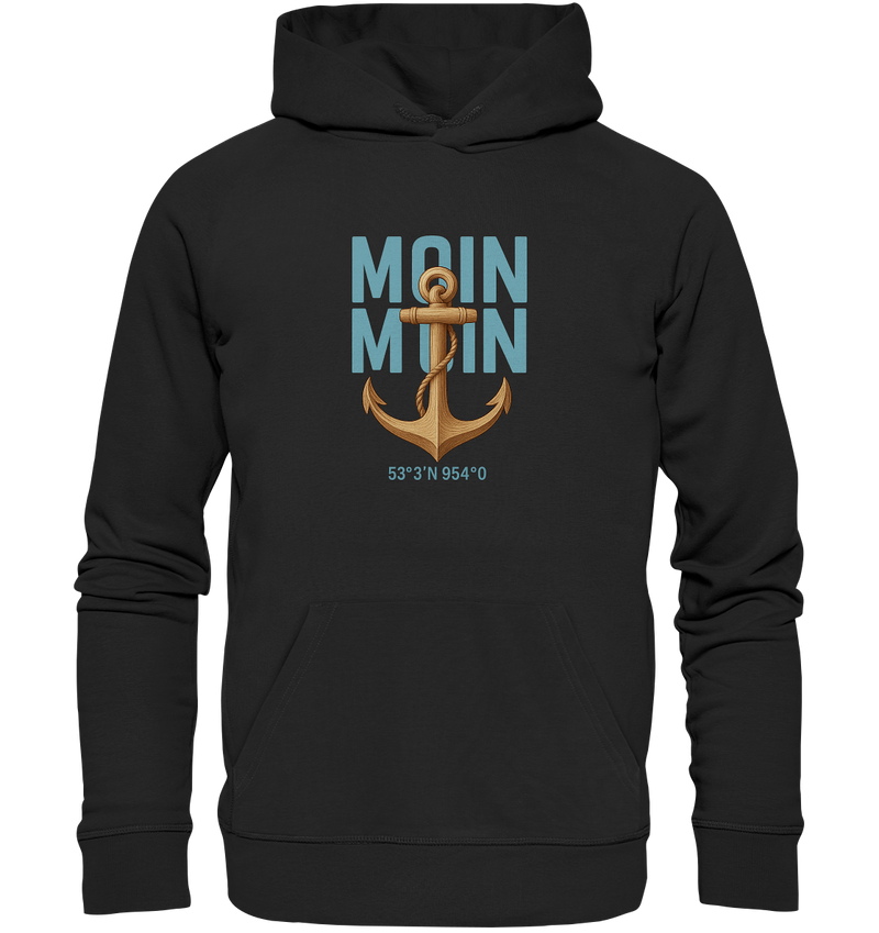 Rückenwind Damen Hoodie mit maritimen Akzenten

