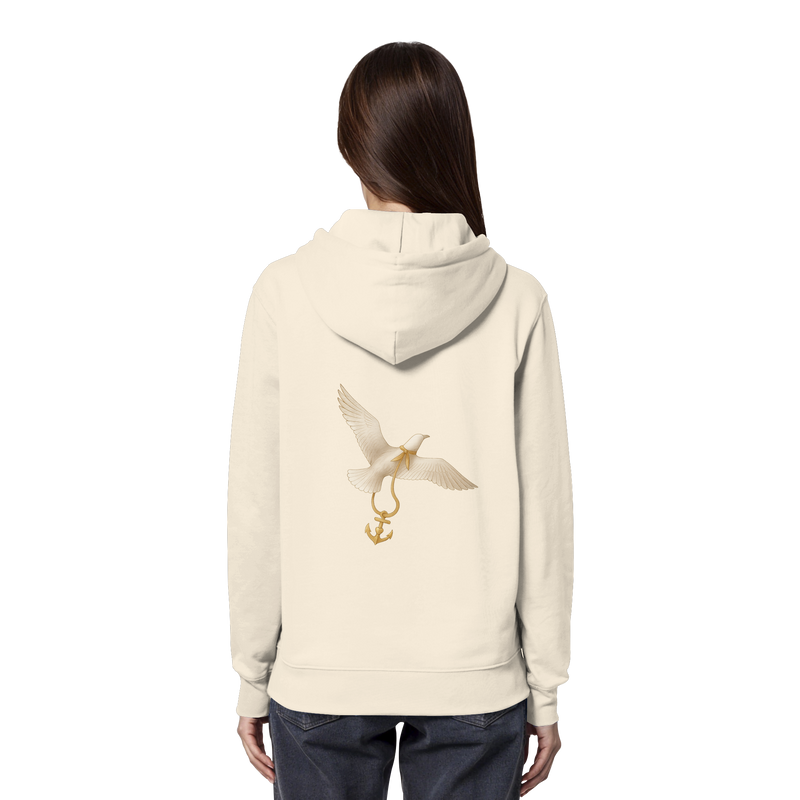 Rückenwind Damen Hoodie mit maritimen Prints

