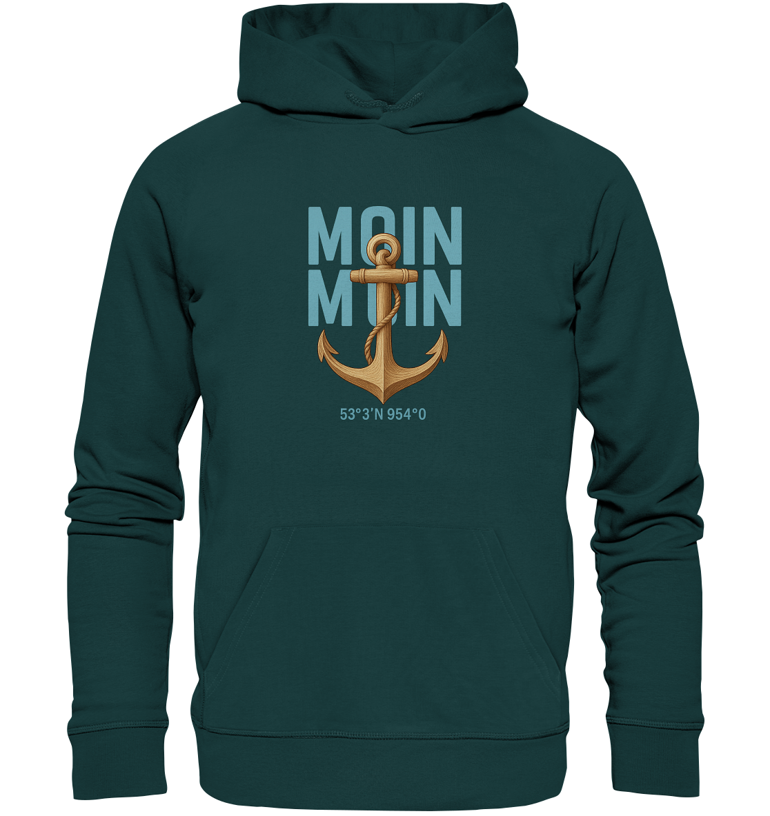 Rückenwind Hoodie aus 350 g/m² Bio-Baumwolle

