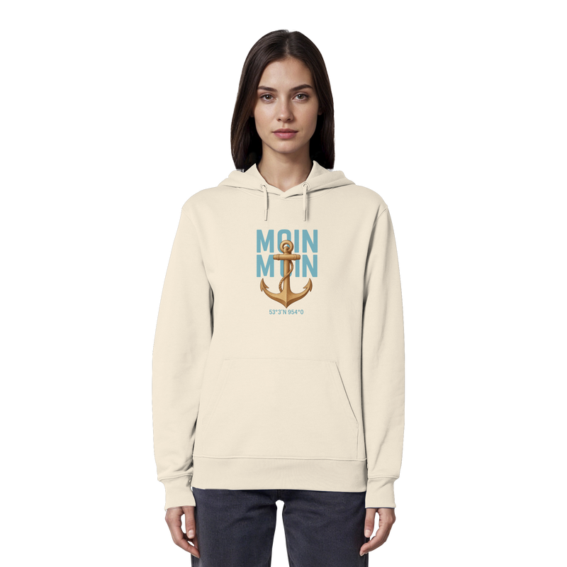 Rückenwind Hoodie mit Metall-Kordelenden

