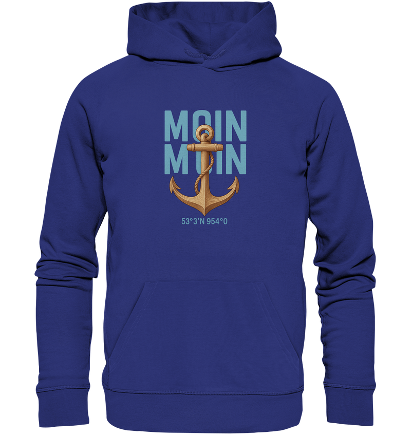 Rückenwind Hoodie mit minimalistischen Details

