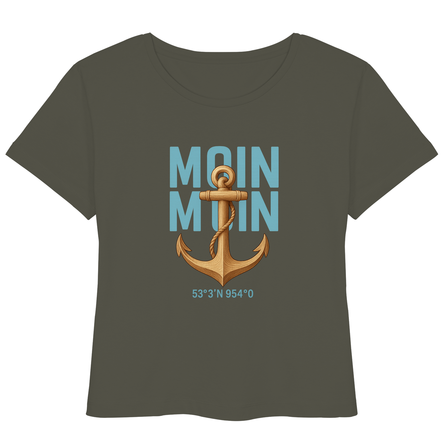 Rückenwind T-Shirt aus 100% Bio-Baumwolle, in Weiß mit Print

