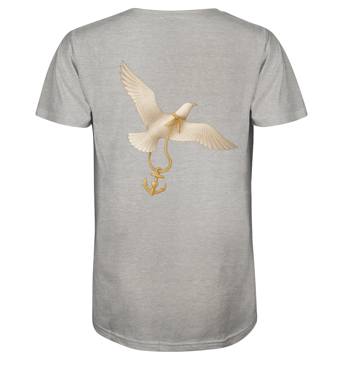 Rückenwind - Herren Bio-Shirt mit V-Ausschnitt