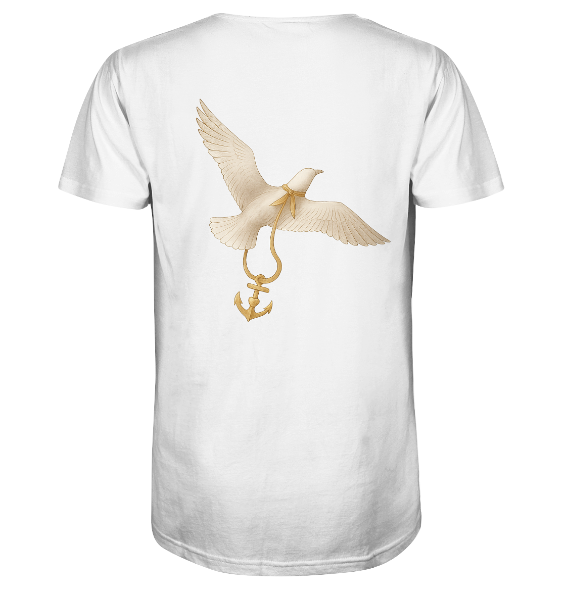 Rückenwind - Herren Bio-Shirt mit V-Ausschnitt