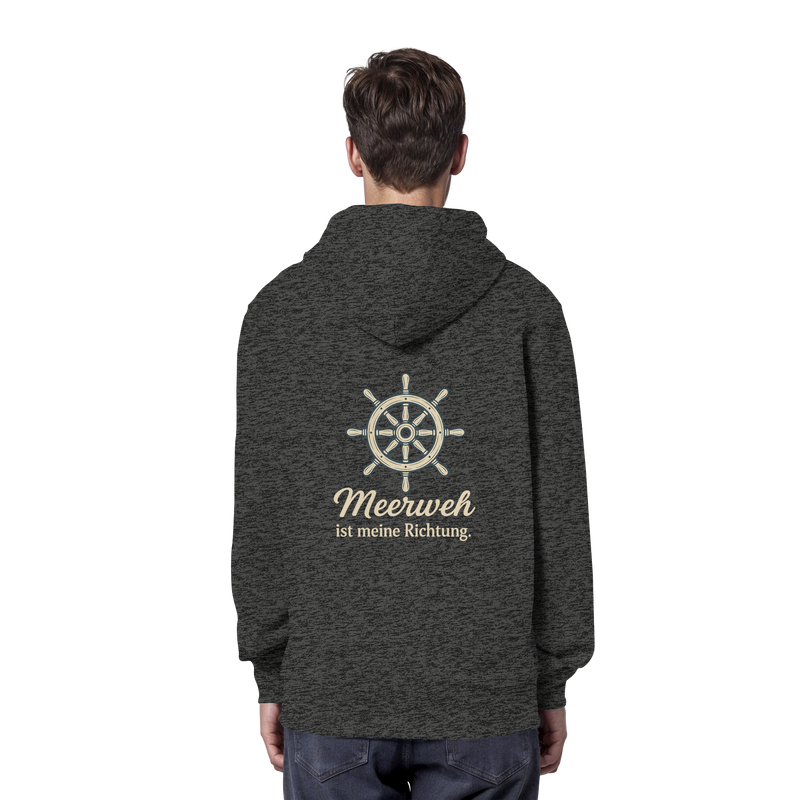 Moin Ahoi – Küstengruß Edition – Bio-Hoodie