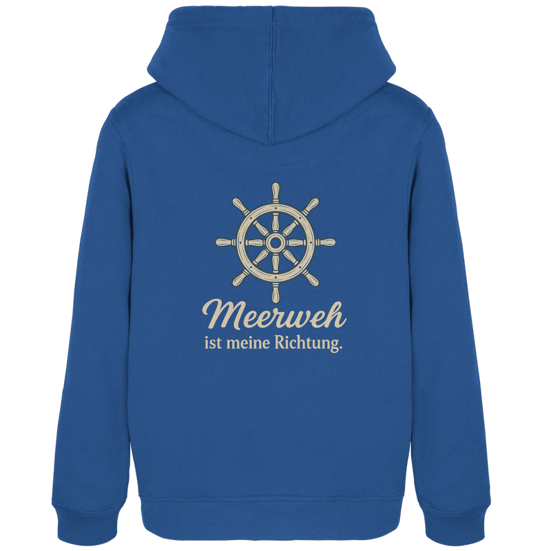 Moin Ahoi – Küstengruß Edition - Damen Bio-Hoodie B&amp;C