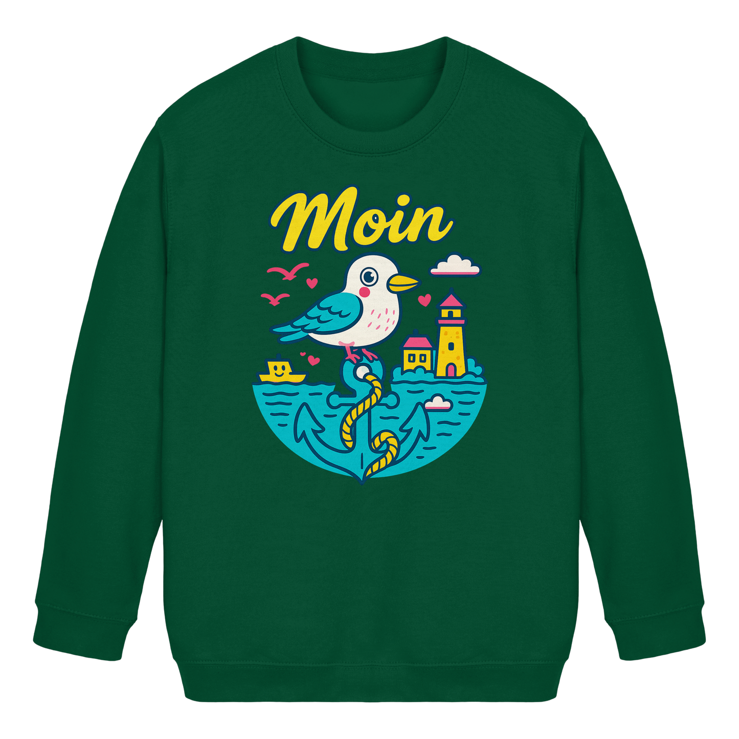 LLOOVA Kids "Moin & AHOI" - Kids Basic Sweatshirt