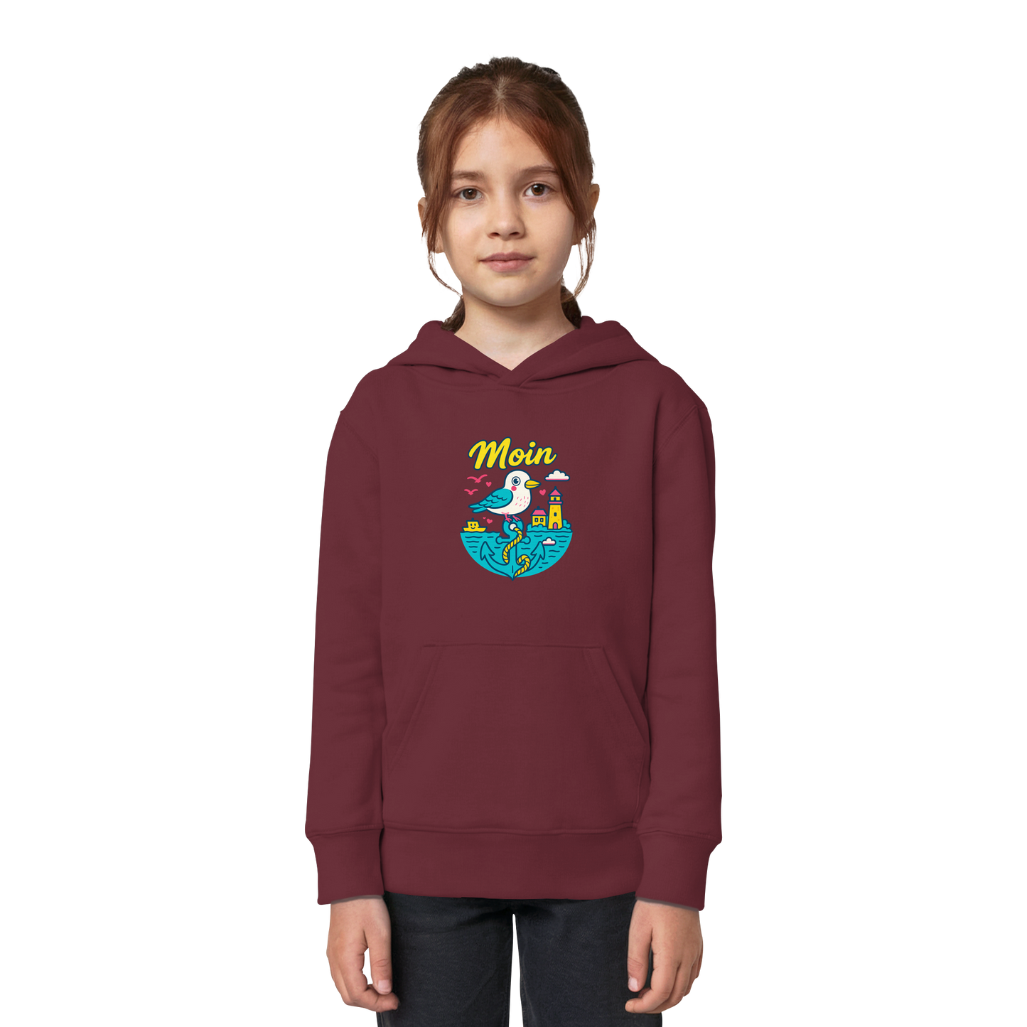 LLOOVA Kids "Moin & AHOI" - Kids Organic Hoodie