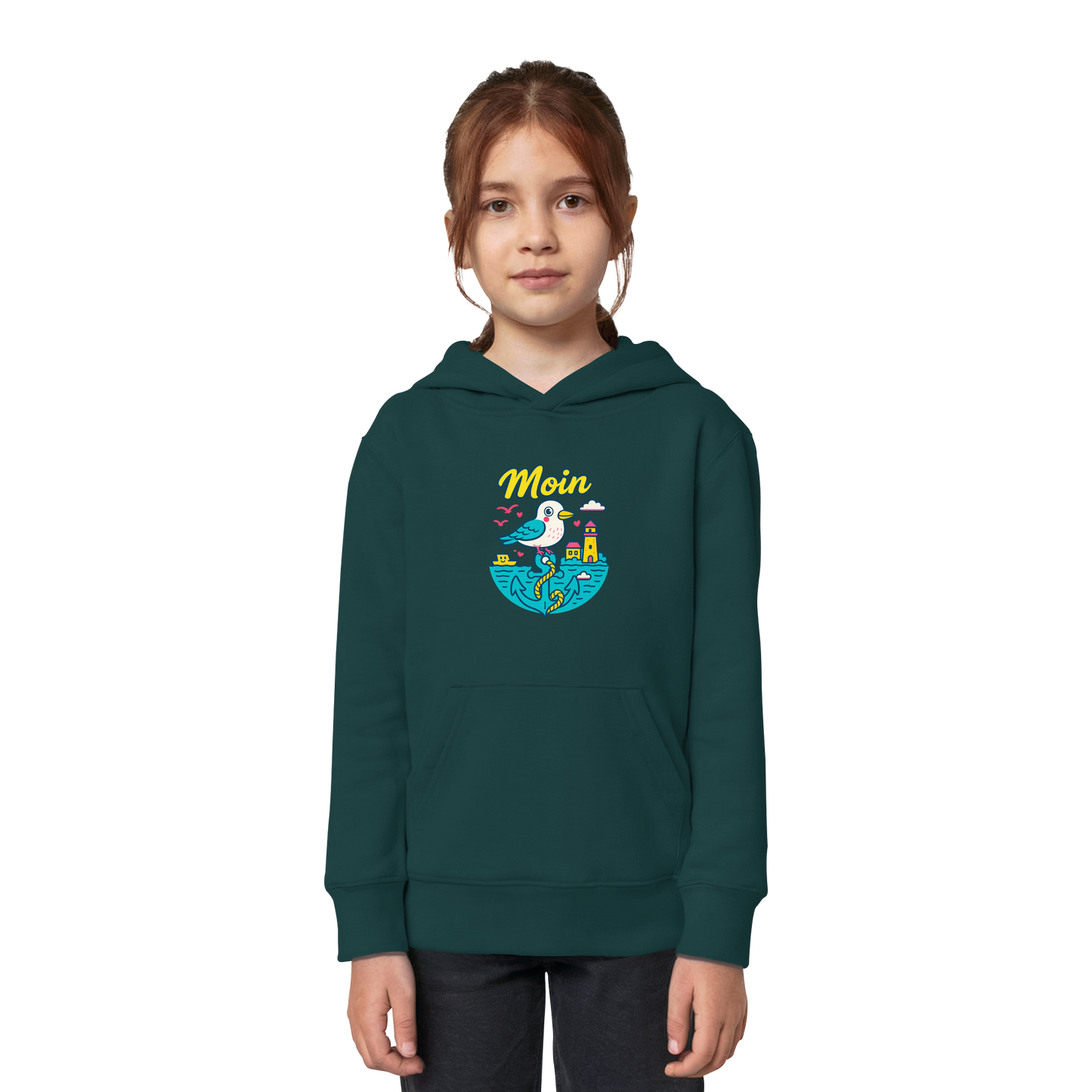 LLOOVA Kids "Moin & AHOI" - Kids Organic Hoodie