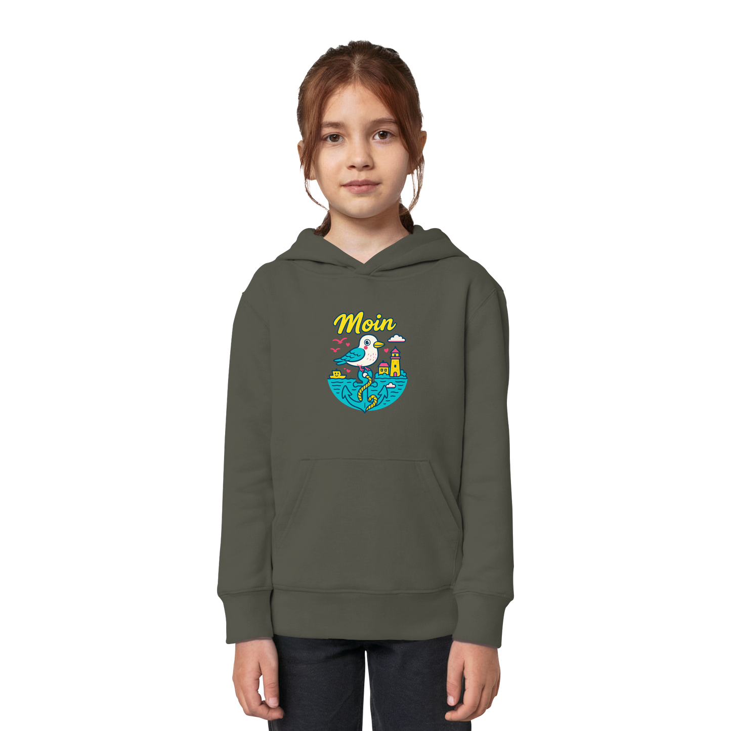 LLOOVA Kids "Moin & AHOI" - Kids Organic Hoodie