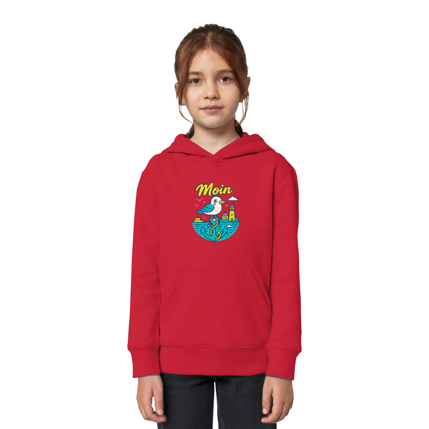 LLOOVA Kids "Moin & AHOI" - Kids Organic Hoodie