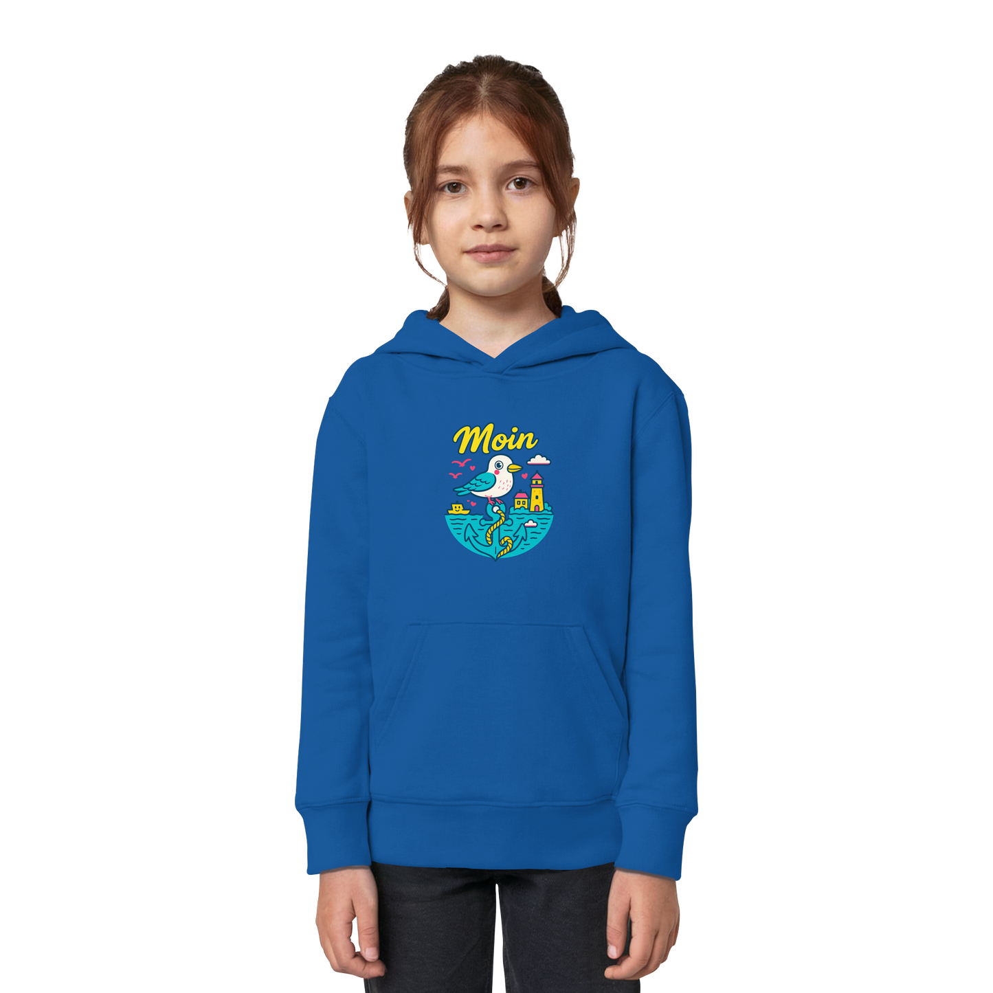 LLOOVA Kids "Moin & AHOI" - Kids Organic Hoodie