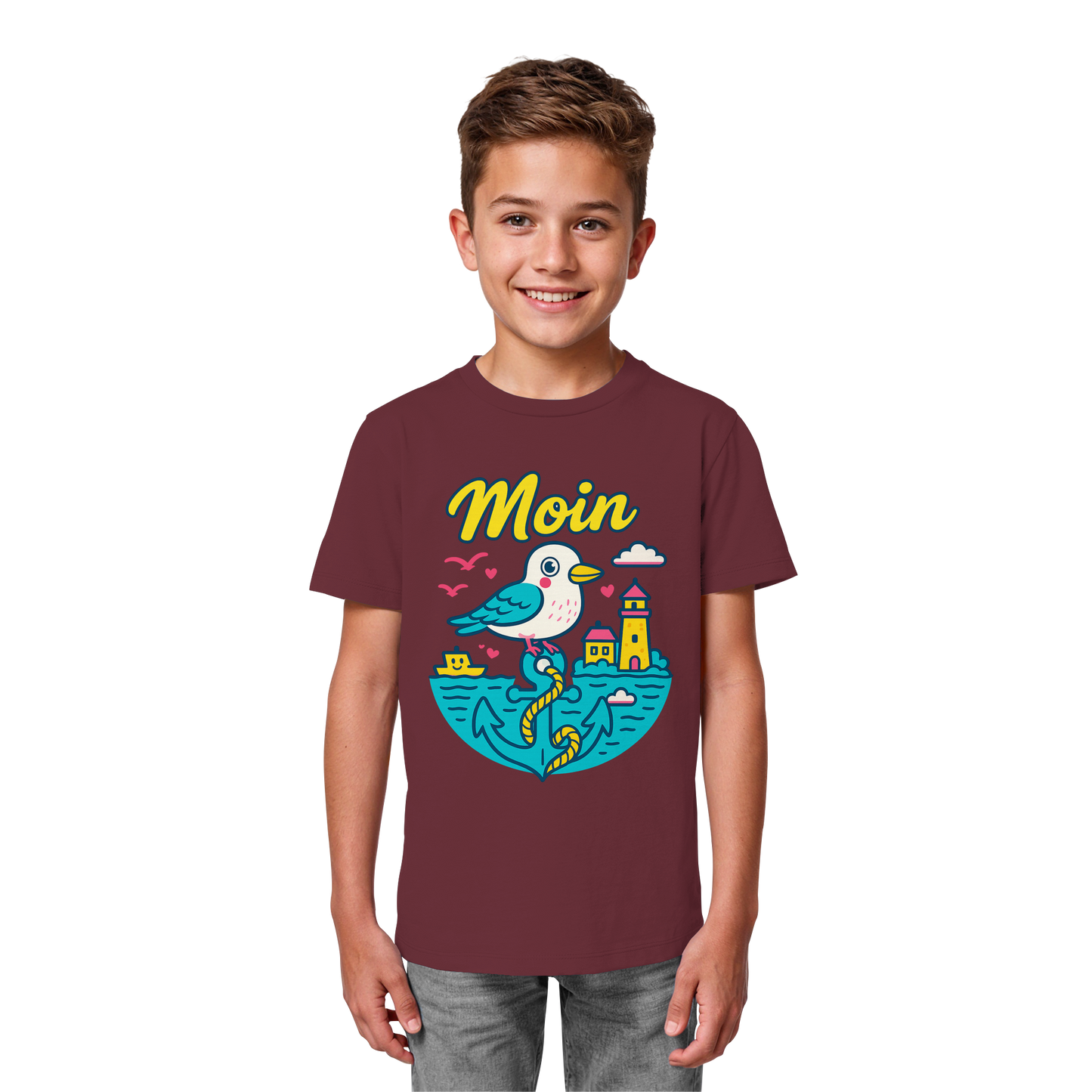 LLOOVA Kids "Moin & AHOI" - Kids Organic Shirt