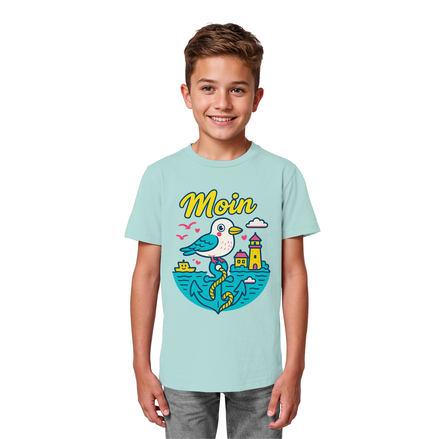 LLOOVA Kids "Moin & AHOI" - Kids Organic Shirt