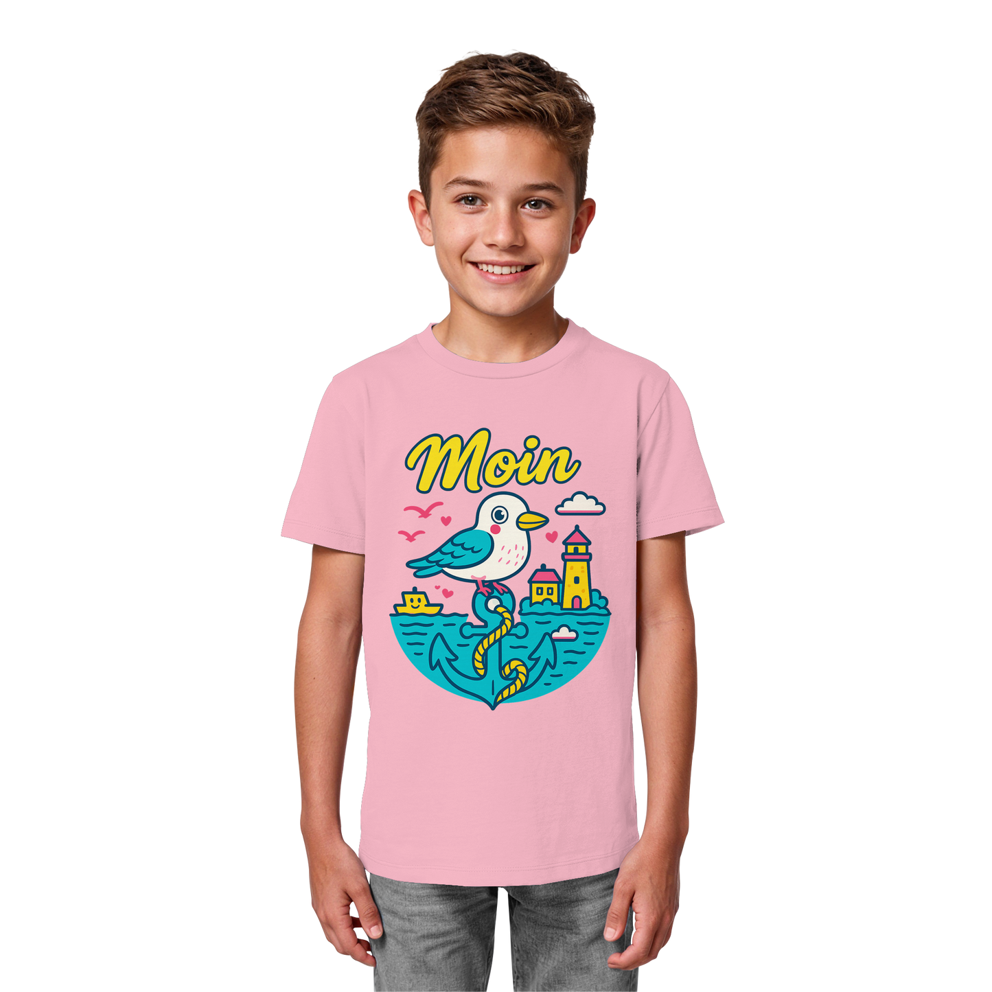 LLOOVA Kids "Moin & AHOI" - Kids Organic Shirt