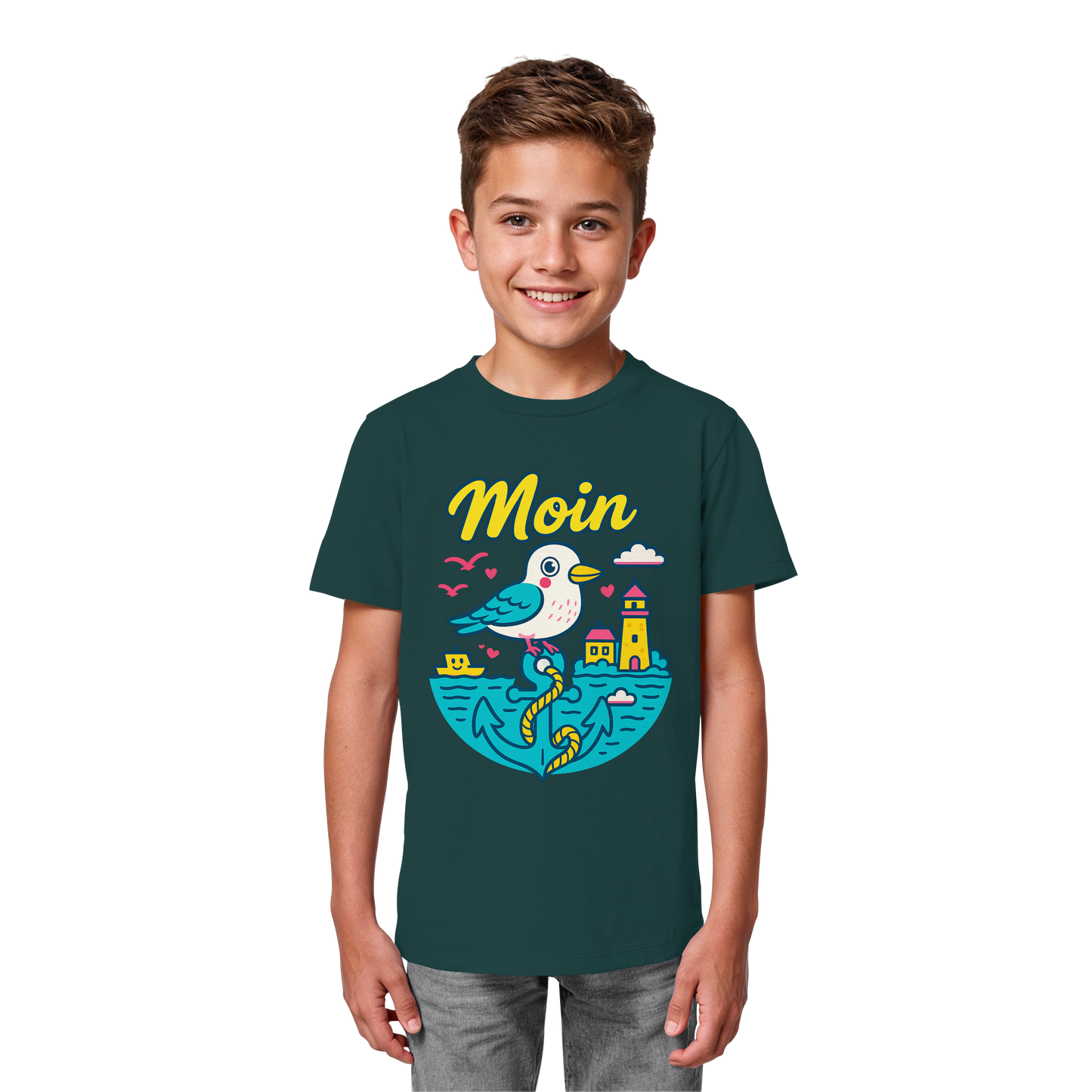 LLOOVA Kids "Moin & AHOI" - Kids Organic Shirt