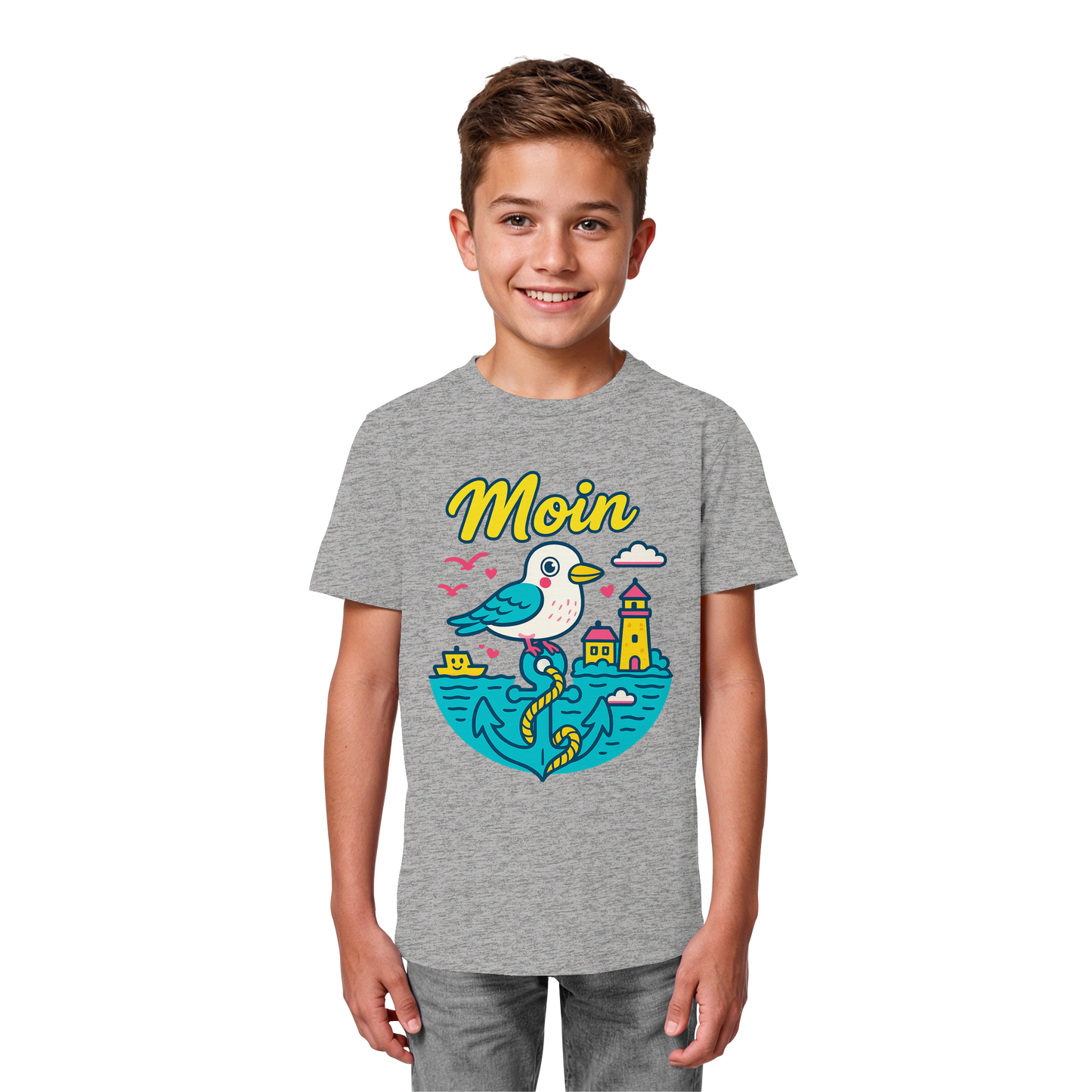 LLOOVA Kids "Moin & AHOI" - Kids Organic Shirt