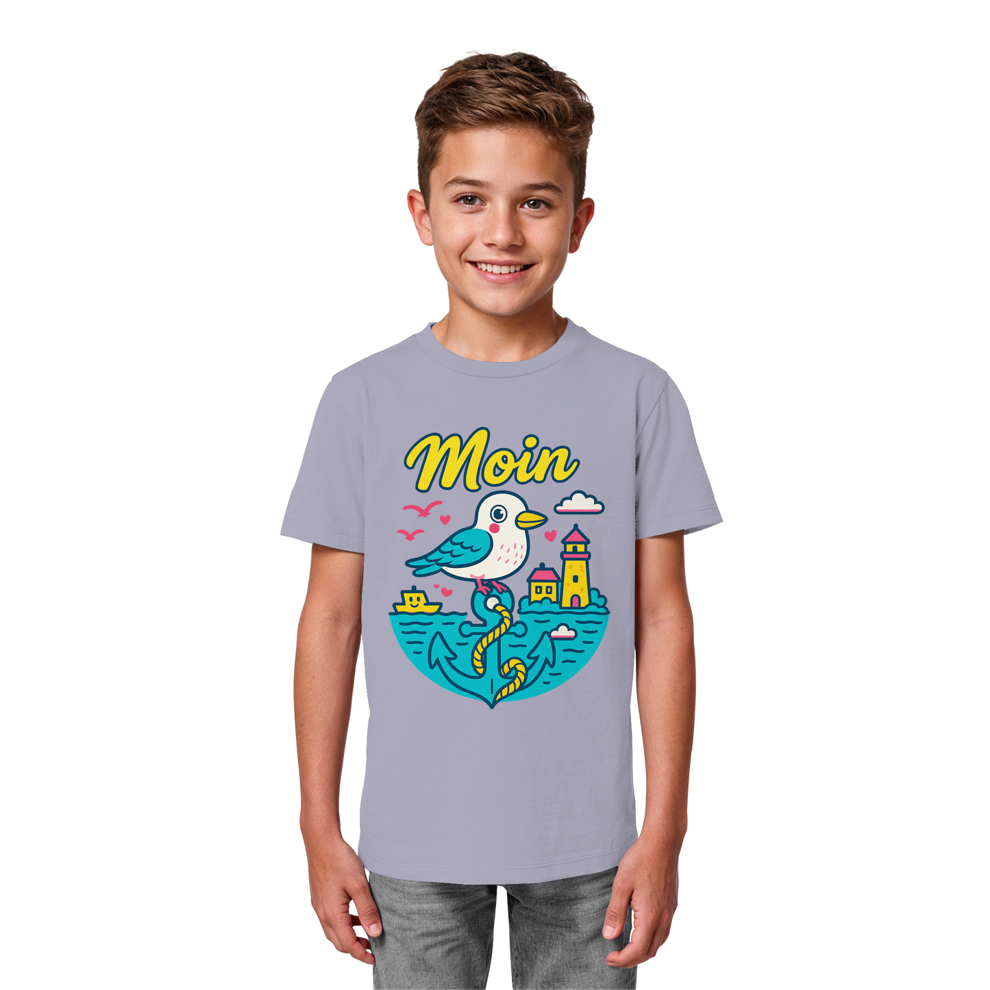 LLOOVA Kids "Moin & AHOI" - Kids Organic Shirt