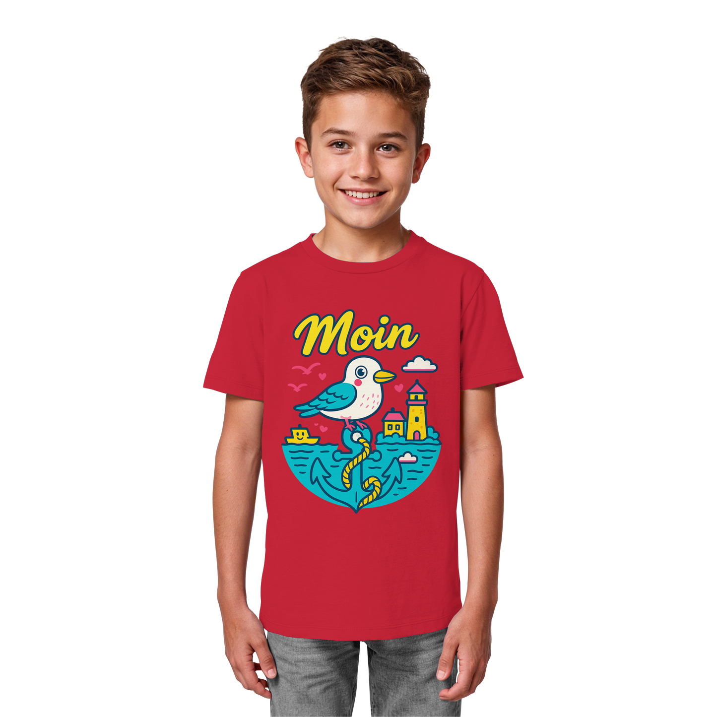 LLOOVA Kids "Moin & AHOI" - Kids Organic Shirt