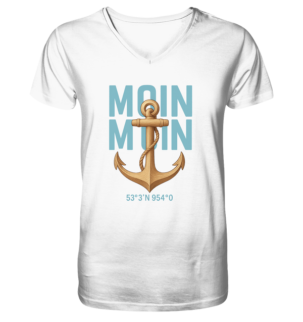 Rückenwind - Herren Bio-Shirt mit V-Ausschnitt
